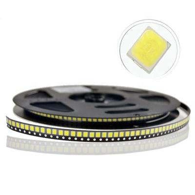 China High quality INGAN SMD LED 2835 chip 1w 6V@150mA Cri>80 115-125lm VF6.0-6.3/6.3-6.6 chip for sale