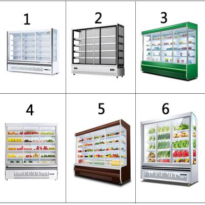 China Single-Temperature Supermarket upright showcase display freezer for ice cream vertical for sale