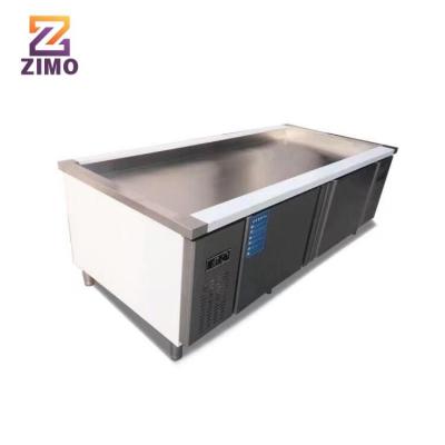 China Single-Temperature Vegetable Fruit Meat Malatang Restaurant Freezer Refrigerator Cooler Buffet Display Cabinet for sale