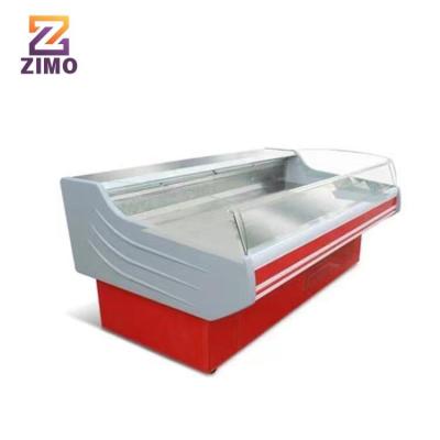 China Single-Temperature Fresh Meat Showcase Chiller /industrial Chiller Freezer for sale