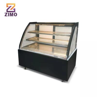 China Single-Temperature Straight Glass Cake Showcase Display Refrigerator for bakery for sale