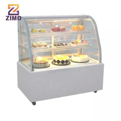 China Single-Temperature Mousse Cake Pastry Display Refrigerator Bakery Showcase Cake Showcase For Bakery Store for sale