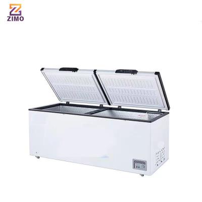 China Single-Temperature Restaurant Horizontal Freezer Supermarket Frozen Meat Deep Freezer Large Capacity Freezers for sale