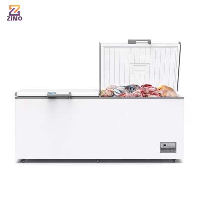 China Single-Temperature Deep Chest Refrigerator Freezer With Large Capacity Commercial Refrigeration Equipment Commercial Horizontal Refrigerator for sale