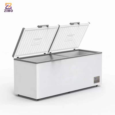 China Single-Temperature Chest Freezer Single Top Door Deep Commercial Freezer Chest Large Capacity Refrigerator for sale