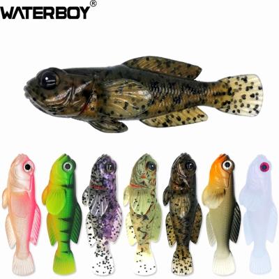 China 5pcs/Pack Top Grade 3inch Goby Swimbait ODM Factory Finest Detailed Manufacturing Design New Fish Baits Soft Fishing Lure WH-SFD01 for sale