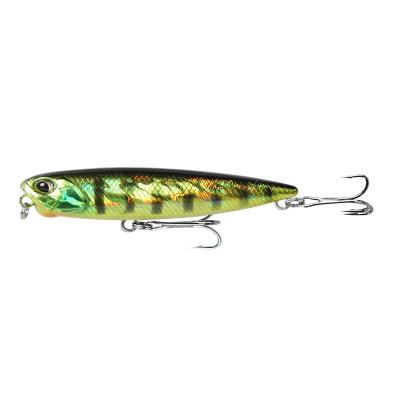 China WATERBOY New Topwater Pencil Lure 6.5cm/5.5g Floating Hard Bait Lie Plopper Fishing Pencil Lure SC-PL1009 for sale