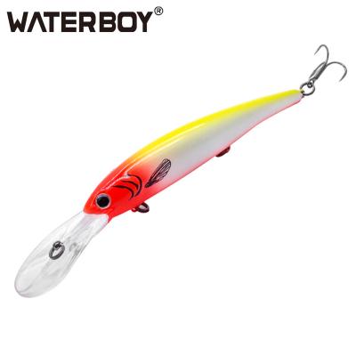 China WATERBOY Long Lip Plastic Fishing Hard Lure PESCA 20g Isca 12cm Artificial Fish Minnow Lure Swim WATERBOY Bait for sale