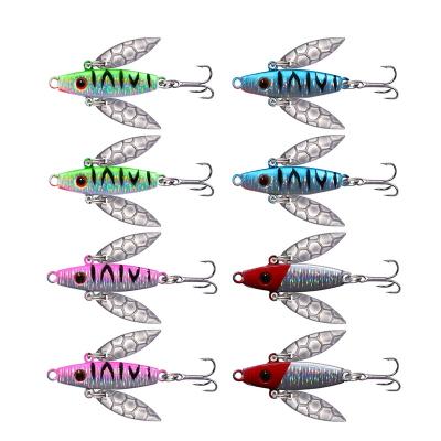 China Ice Melt Bait 7g 5cm Spinner Lure Mini Lead Fish Minnow Jigging Fishing Lure SC-IS07 for sale