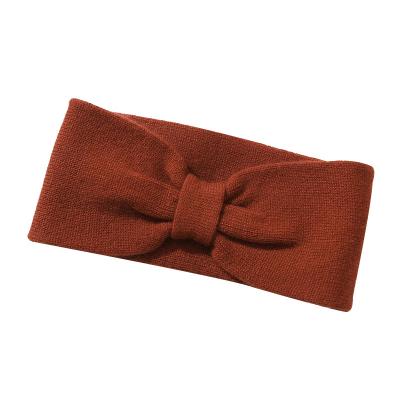 China Having Heat Preservation Wholesale Custom Chunky Headband Cashmere Chunky Headband Ear Warmer Washing Face Headband For Sweet Girl Lady for sale