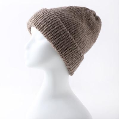 China Have Custom Cute Luxury Warm Wool Knitted Beanie Hats Winter Cashmere Bennie 100% Pure Wool Beanie Hats Heat Preservation for sale