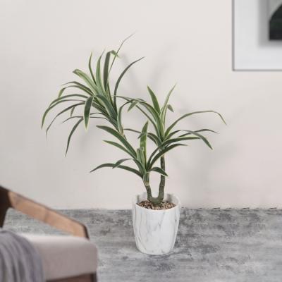 China Wholesale Minimalist Home Indoor Artificial Plant Decoration Evergreen Plant Potted Tree Yucca for sale