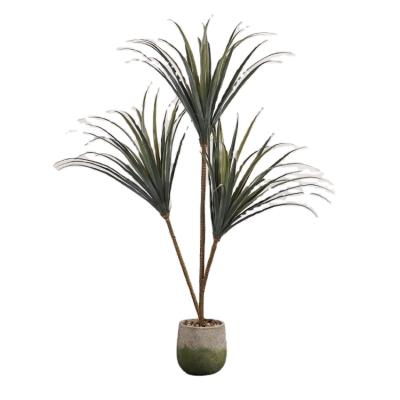 China Minimalist ArtificialBeaucarnea Dracaena Marginita Nolina Recurvata Yucca Outdoor Landscape Ornamental Decorative Trees Plants for sale