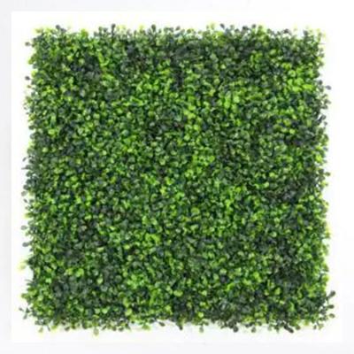 China Minimalist Anti-UV Plastic High Quality Artificial Boxwood Hedge Panels Vertical Green Plant Garden Wall For Indoor Outdoor Decoration for sale