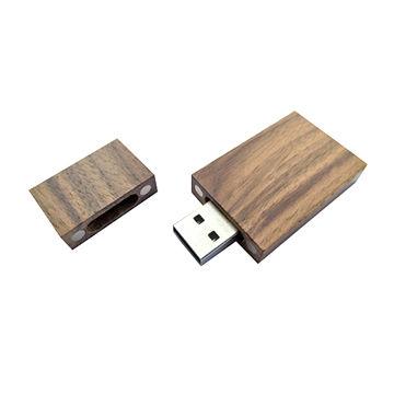 China Key Shaped Wooden Logo 2.0 128MB-256GB Promotional Custom USB Flash Drive Wooden USB Stick for sale