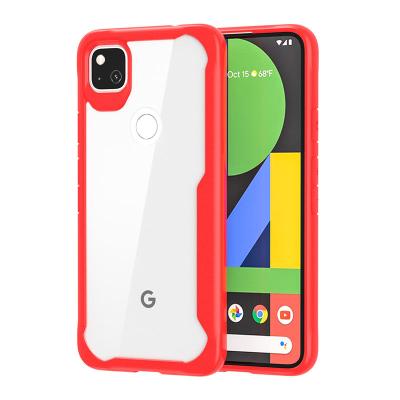 China PU Leather For Google Pixel 5 4 3 2 XL 5G Clear Shockproof Phone Case for sale