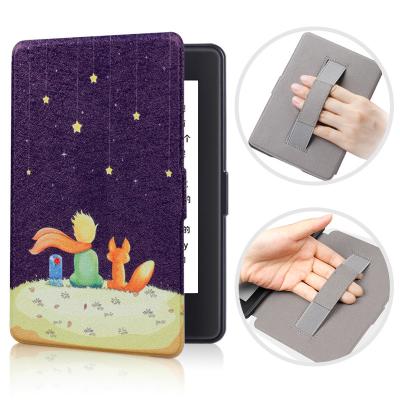 China Printing colors handle support printing images case cover for light up paperwhite 123, for amazon light up case cover for sale