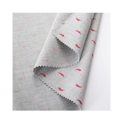 China Modern Design Chilli Print Fabric Breathable 100% Cotton Fabric Printing Fabric for sale