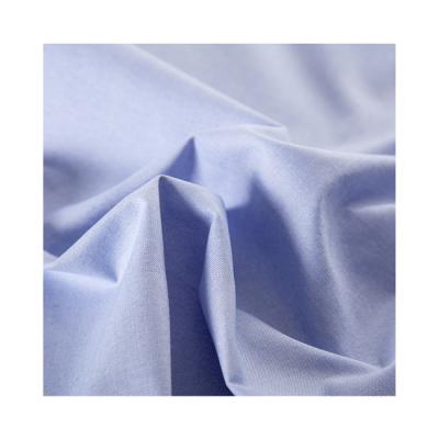 China Modern Design Waterproof Blue Color Cambric Fabric Cotton Polyester Spandex Spandex Fabric for sale