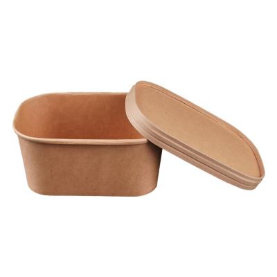 China 6 Inch Environmental Protection Disposable Compostable Square Biodegradable Disposable Paper Bowls for sale