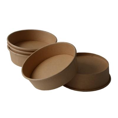 China Good sale biodegradable salad bowl manufacturer biodegradable salad bowl paper take away salad bowl for sale