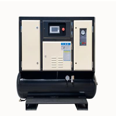 China High Quality Lubricated Four In One 16bar 15KW 22KW Laser Screw Air Compressor Tank Air Dryer 16 Bar Screw Air Compressor for sale