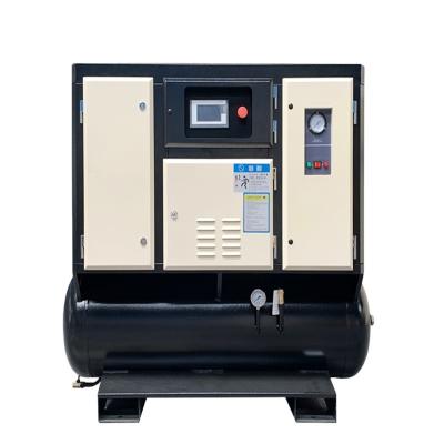 China High Efficiency Lubricated Four In One 16bar 15KW 22KW Laser Screw Air Compressor Tank Air Dryer 16 Bar Screw Air Compressor With Inverter for sale