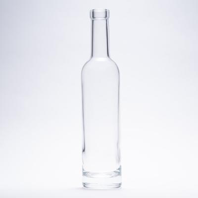 China High Quality Clear White Wine Vending Wine 375ml Bordeaux Glass Bottle for sale