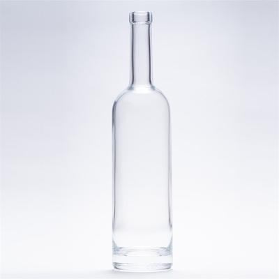 China Chinese wine manufacturers directly supply 750ml empty wine bottle Bordeaux glass transparent glass bottle for sale