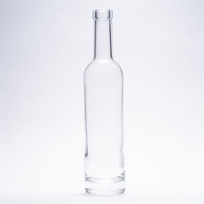 China Clear Wine Glass Bottle 375ml Wholesale Glass Bordeaux Wine Bottles Glass for sale