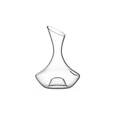 China New Classic Design Transparent Elegant Slanted Wine Glass Decanter for sale