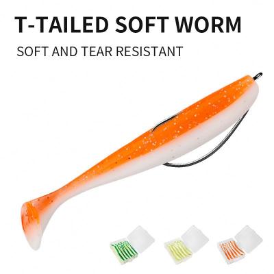 China PVC Soft Bait 90mm 11.5g Soft Plastic Worm Floating Soft Lure Japan Lure Freshwater Fishing Lure for sale