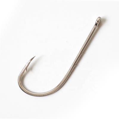 China Bold High Carbon Steel Barb Hook For Fishing With a circular tube to hold the hook for sale