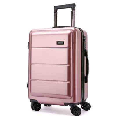 China Factory Price ABS PC Hard Shell Luggage Custom Suitcase Travel Wheeled Detachable Trolley Bags Luggage for sale