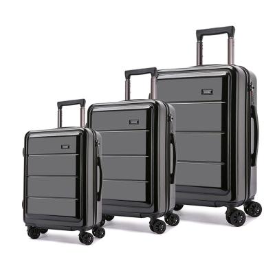 China 3pcs 20/24/28 Aluminum Business ABS PC Trolley Travel Bags Luggage Set Suitcase With Removable Wheels for sale