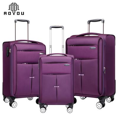 China Business 3pc 20 24 28inch Oxford Luggage Set High Quality Trolley Luggage Travel Suitcases for sale