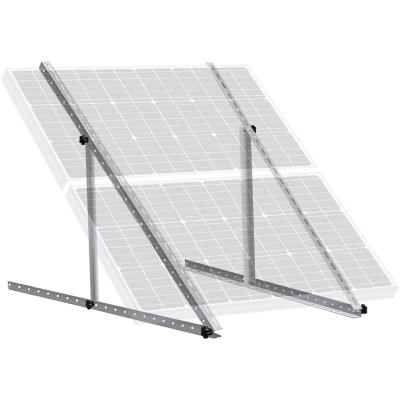 China Commercial Adjustable DIY RV Solar Panel Tilt Mount Mounting Rails Brackets PV Stands for Solar for sale