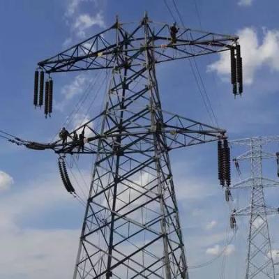 China Steel Structure Bridge Electric Power Transmission Tower Hot Selling Hot Dip Galvanization Transmission Tteel Tower for sale