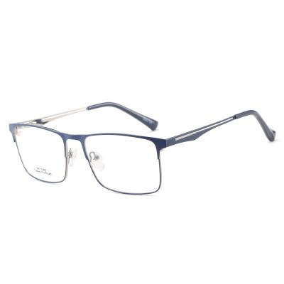 China Wholesale Narrow Optical Metal Frame Soft Safe Glass Frame New Fashion Metal Man Glass Frame for sale