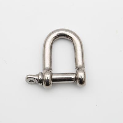 China High quality heavy industry stainless steel hardware screw pin anchor M8 dee high polished rigging shackles for sale