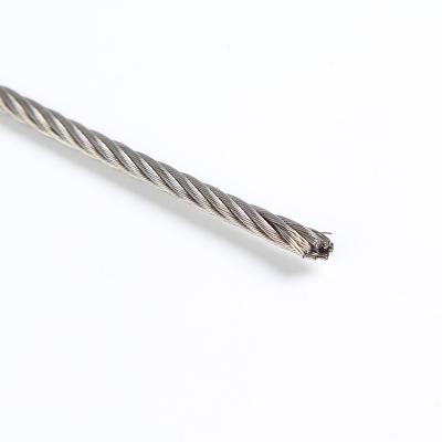 China Crane Good Price 7x7 Structure 0.6mm Galvanized Stainless Steel Wire Rope for sale