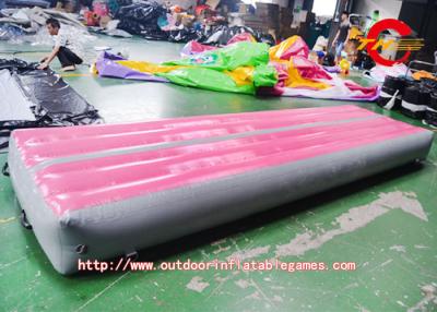 China Pista inflable del amortiguador del rosa del PVC de la pista de aire de los deportes adultos interiores en venta