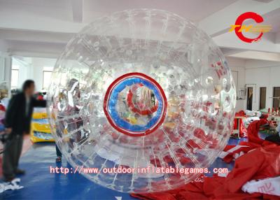 China Transparent PVC Inflatable Hamster Ball Rolling For Playing Center for sale