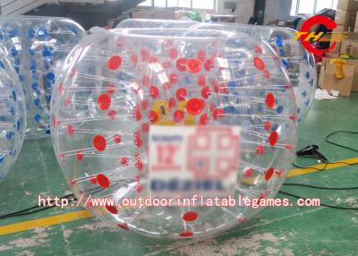 China Bola de parachoques inflable de los juegos que se divierte, bola inflable humana de la burbuja del fútbol en venta