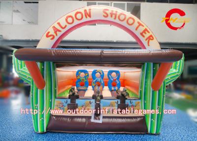 China Outdoor Beach Inflatable Sport Games For Shooting , Inflatable Games For Adults for sale