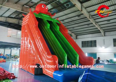 China Rainforest Commercial Grade Inflatable Water Side With Big Pool for sale