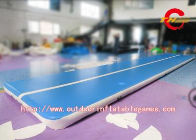 China gimnasia inflable de la pista de aire del PVC de 0.55m m, pista inflable de la caída en venta