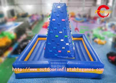 China Outdoor Air Rock Mountain Inflatable Climbing Walls For Children Sports Game for sale