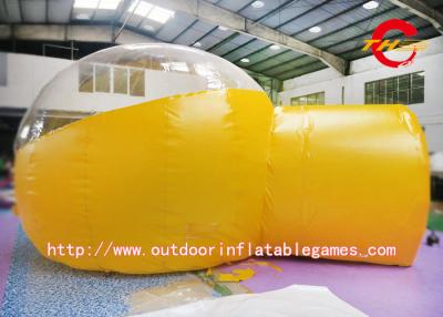 China Commercial Outdoor Inflatable Transparent Dome Tent / Clear Inflatable Tent for sale