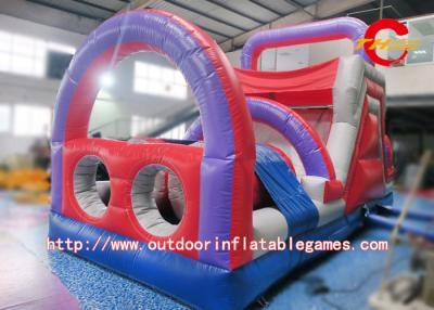 China PVC 0.55mm Giant Inflatable Obstacle Course For Kids / Adult Customized Size for sale